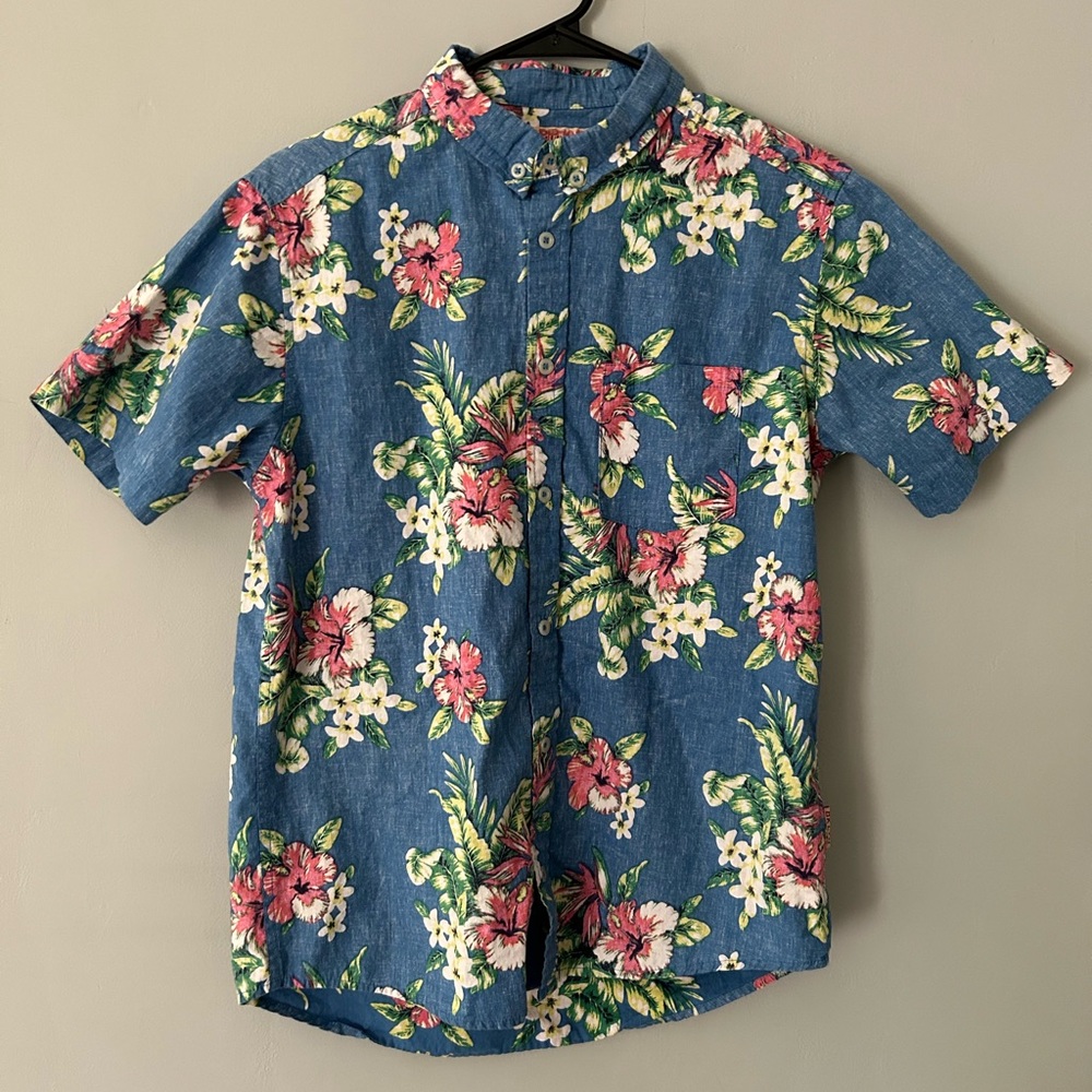 Brooklyn Cloth Short-sleeve Button-down Floral